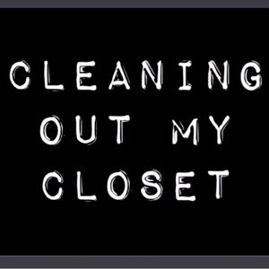 Closet clean me out sale !
